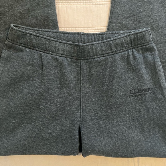 L.L.Bean Men’s Charcoal Gray Sweatpants Size M 32” - Picture 2 of 6